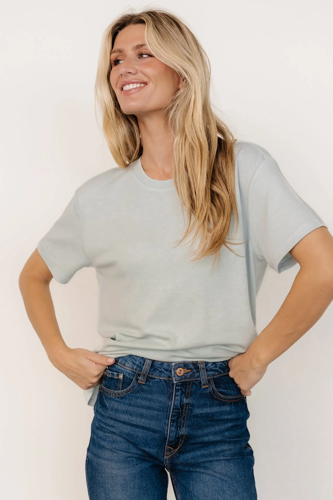 Elliot Relaxed Tee | Pale Mint - Vlounger