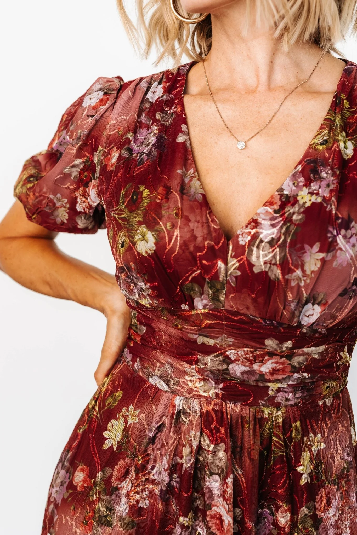 Ardley Maxi Dress | Rust Multi Floral - Vlounger