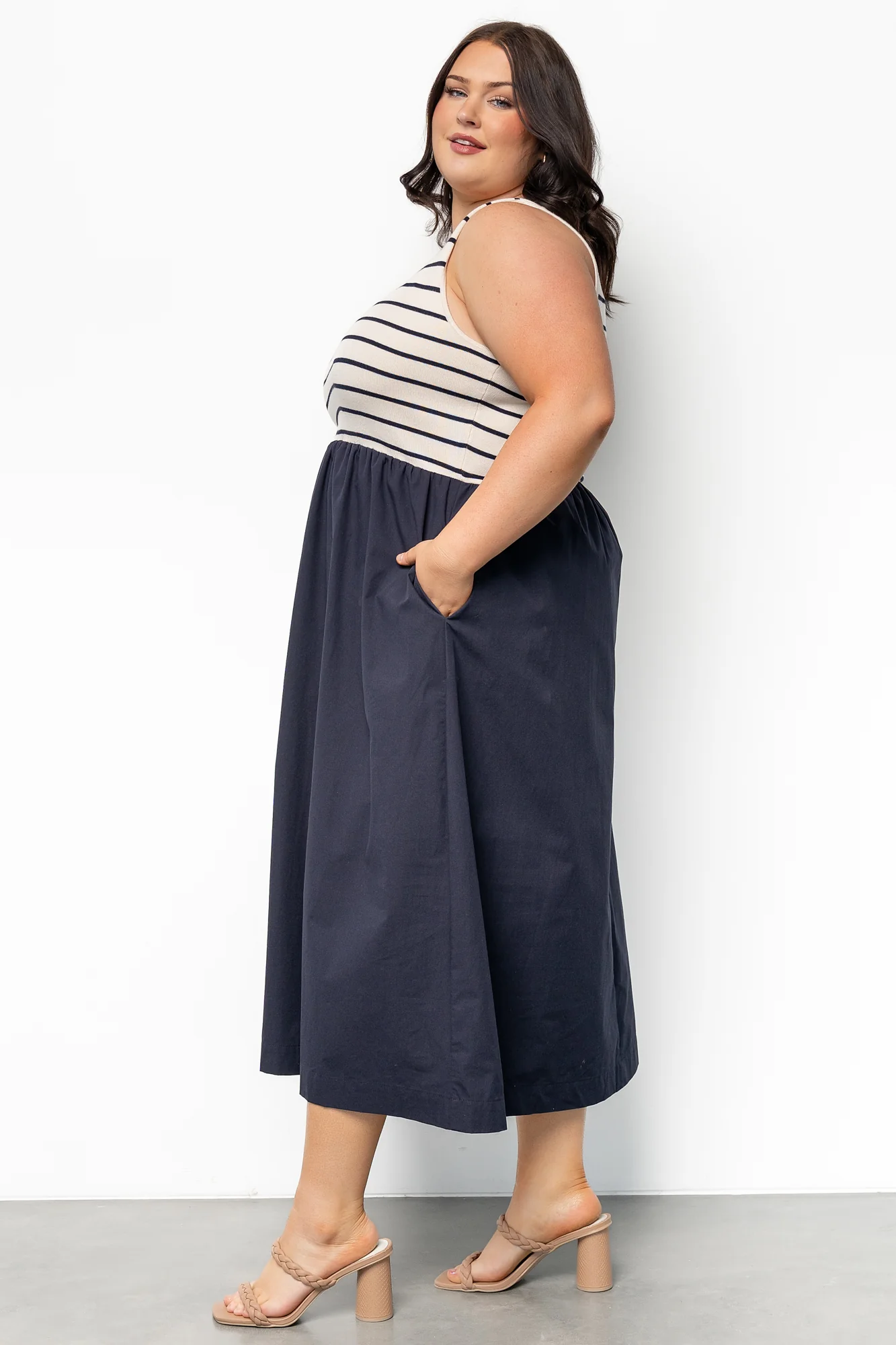 Nantucket Tank Dress | Navy Stripe - Vlounger