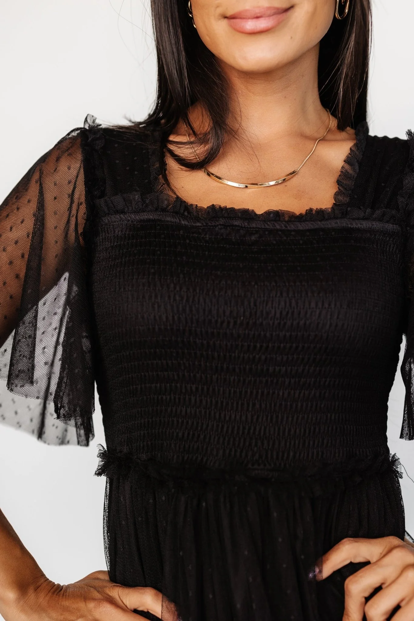 Bexley Tulle Dress | Black - Vlounger