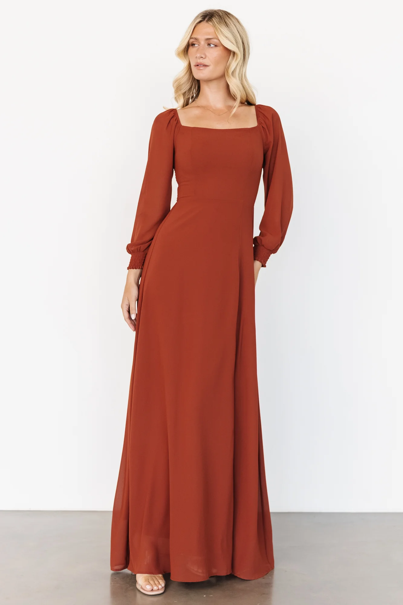 Giselle Maxi Dress | Rust - Vlounger