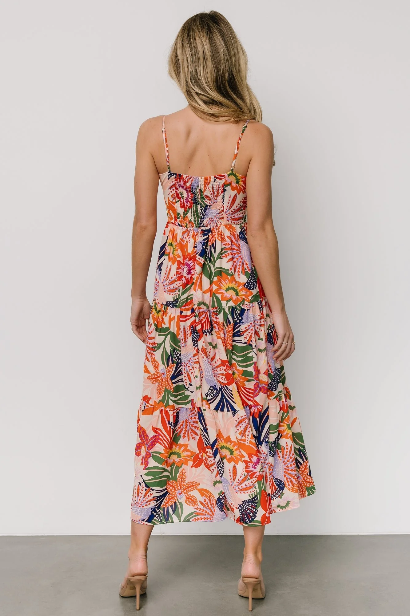 Jaide Midi Dress | Multi Print - Vlounger