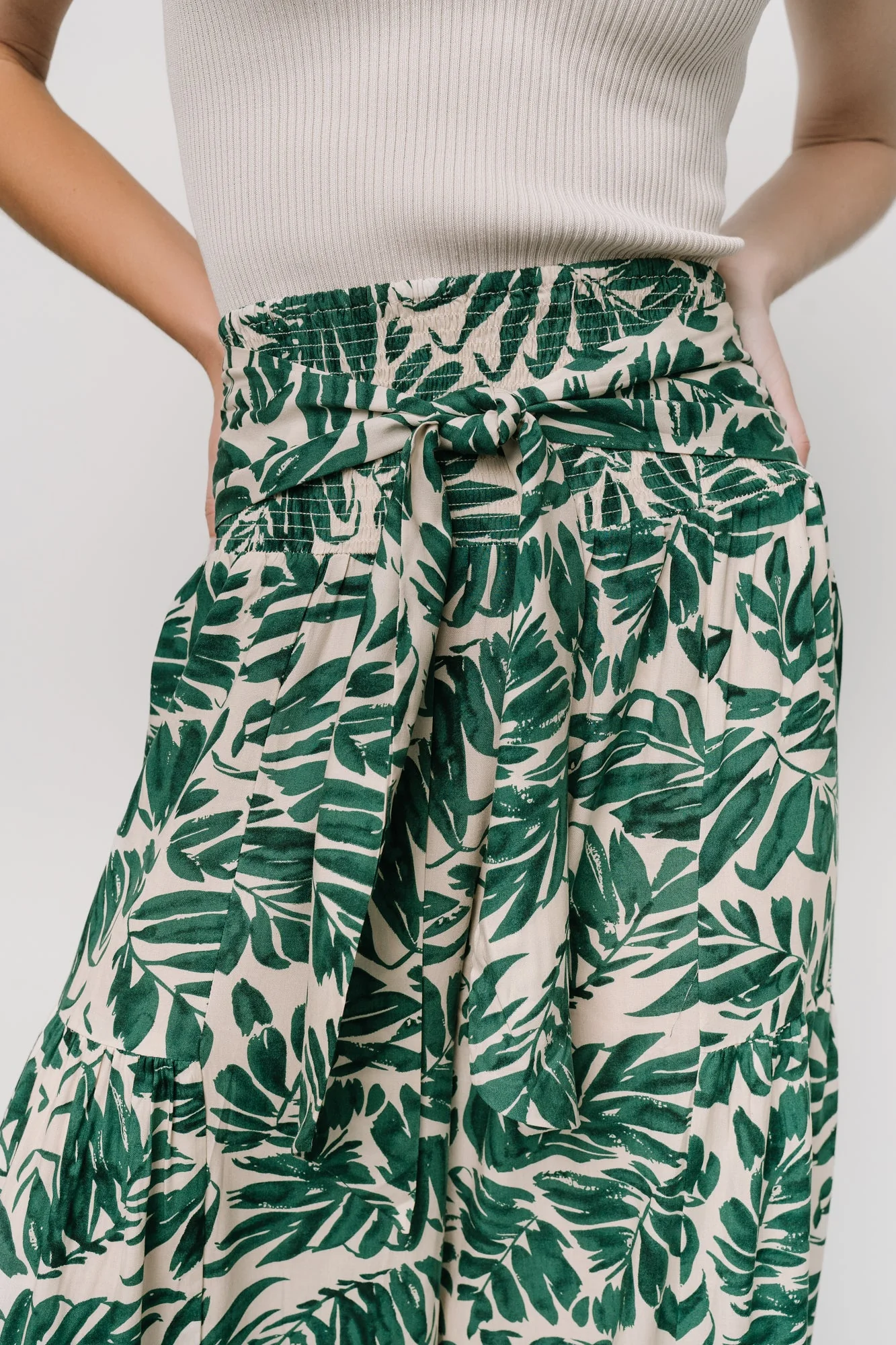 Monterey Pants | Green Print - Vlounger