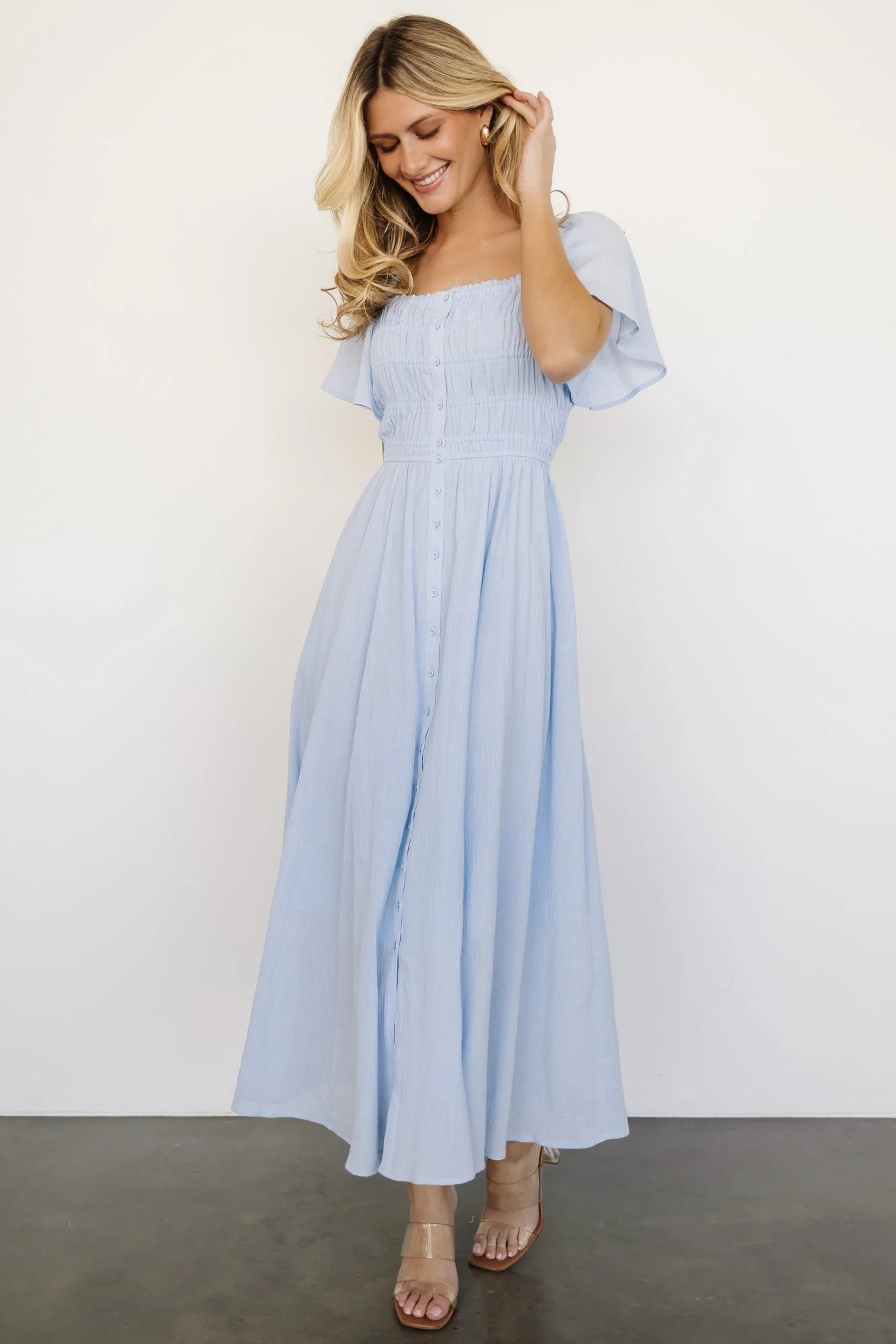 McKay Maxi Dress | Light Blue - Vlounger