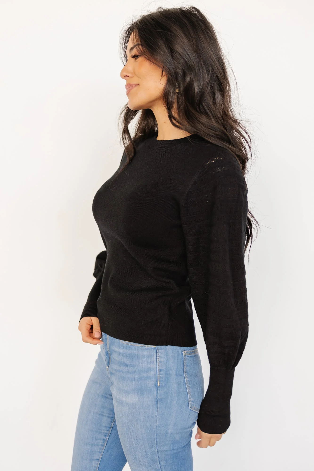 Jens Sweater Top | Black - Vlounger