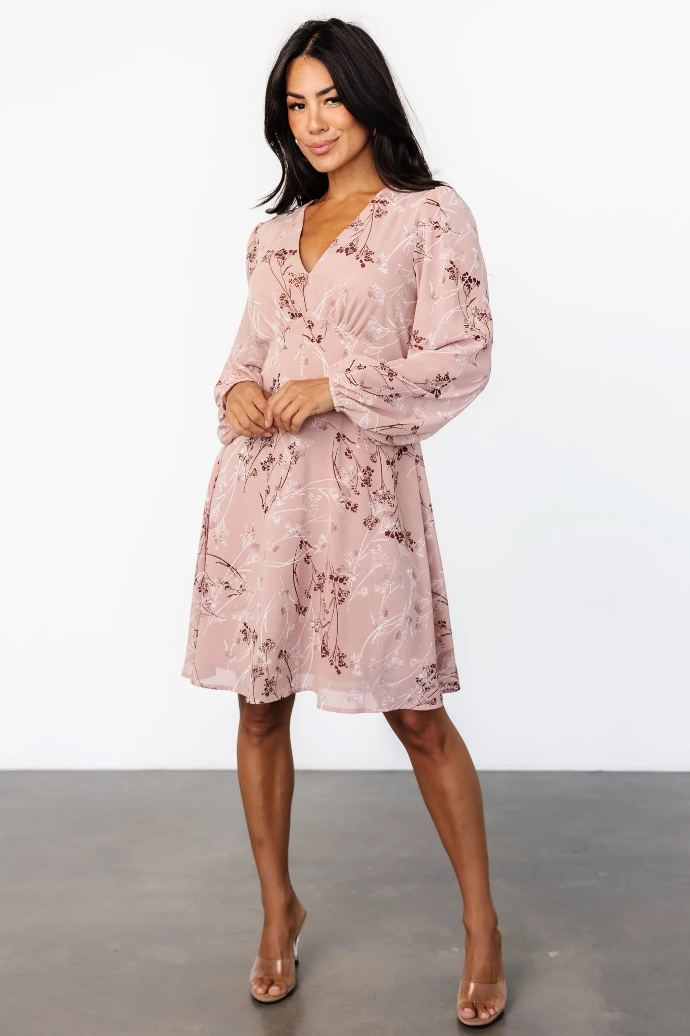 Rosalind Short Dress | Vintage Blush - Vlounger