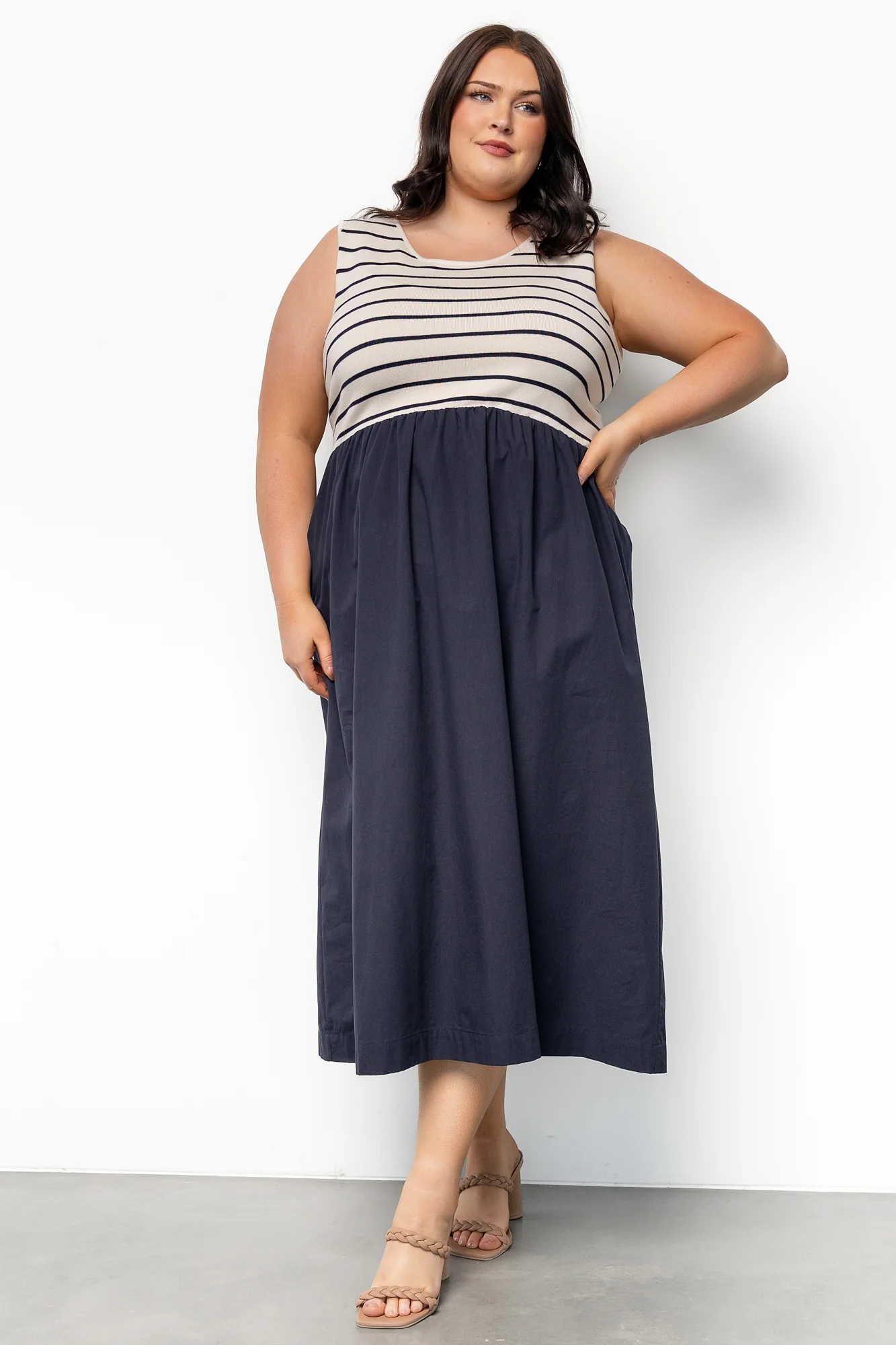 Nantucket Tank Dress | Navy Stripe - Vlounger