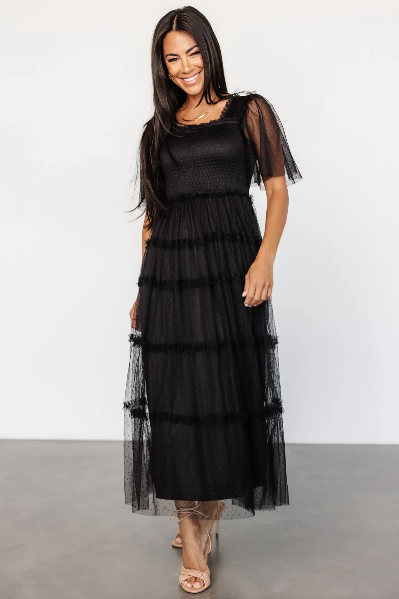 Bexley Tulle Dress | Black - Vlounger