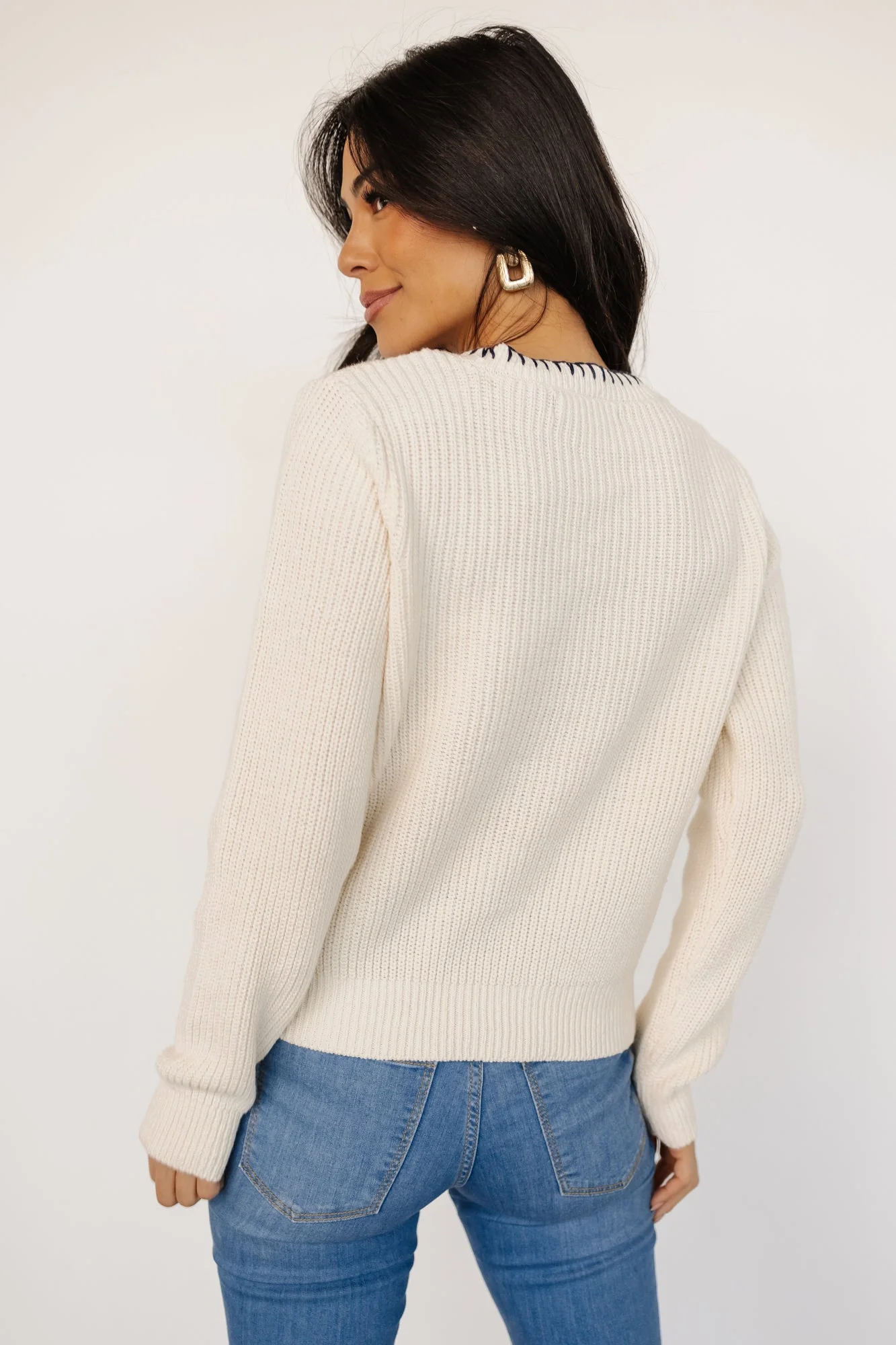Alyssa Knit Sweater | Cream - Vlounger
