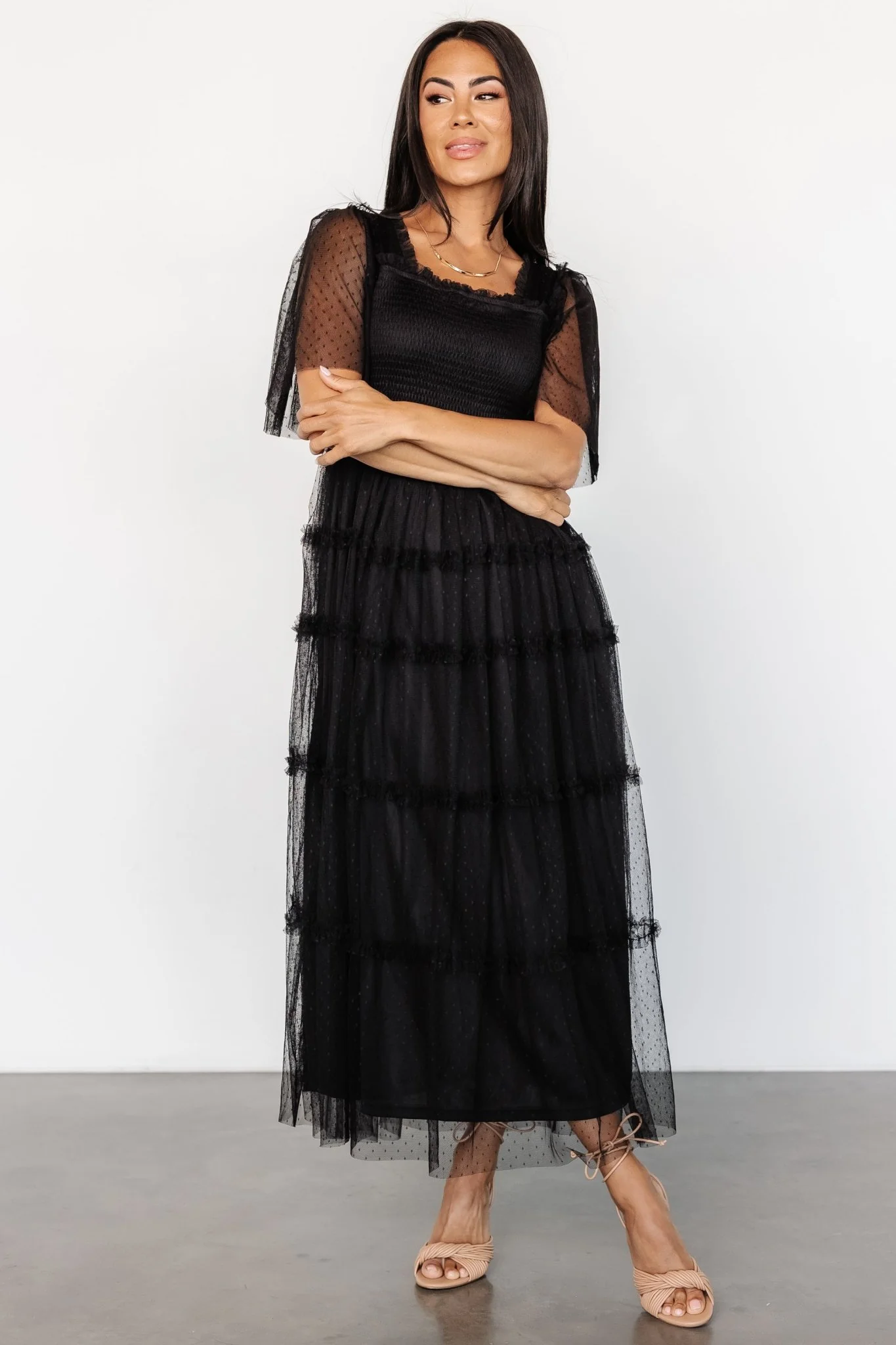 Bexley Tulle Dress | Black - Vlounger