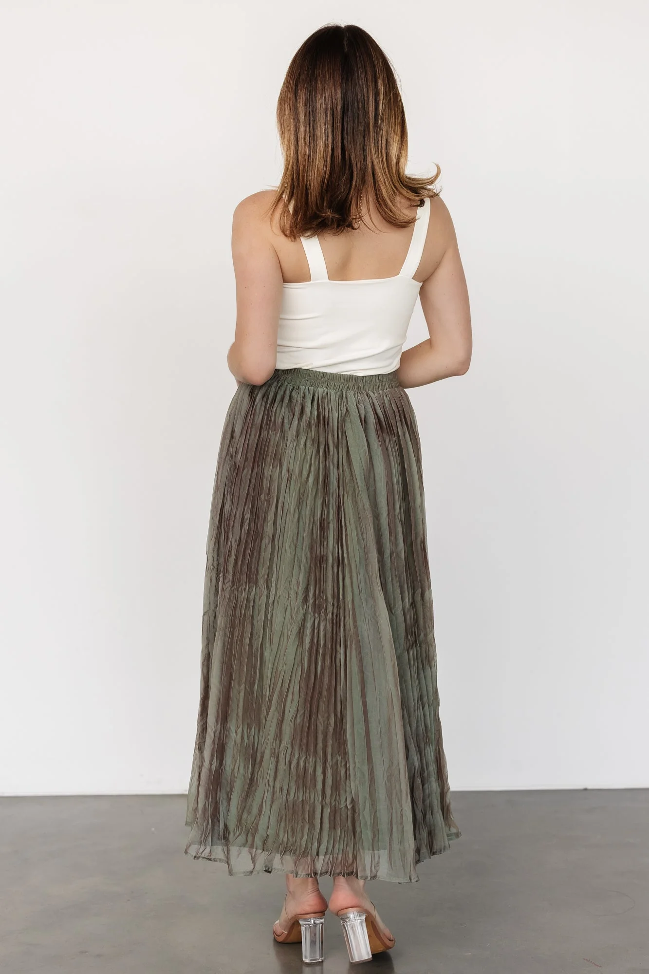Cyra Midi Skirt | Sage - Vlounger
