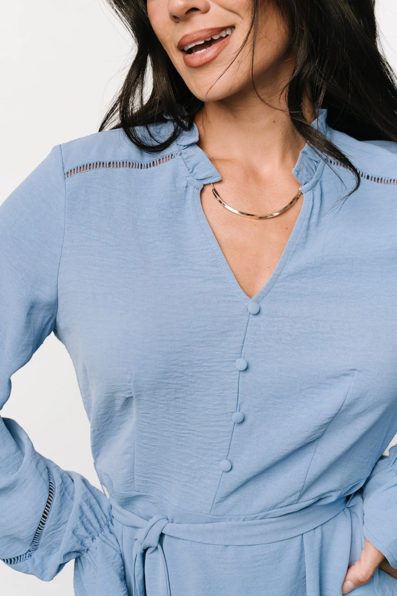 Lillia Short Dress | Blue - Vlounger