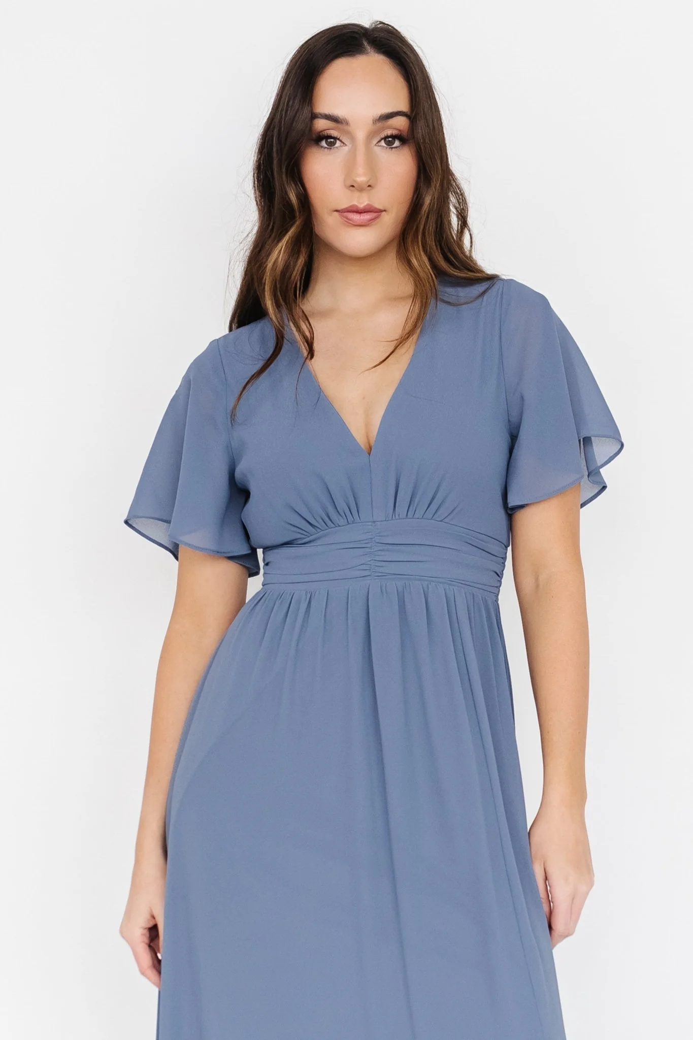 Fabric Swatch - Ramona Chiffon | Whisper Blue - Vlounger