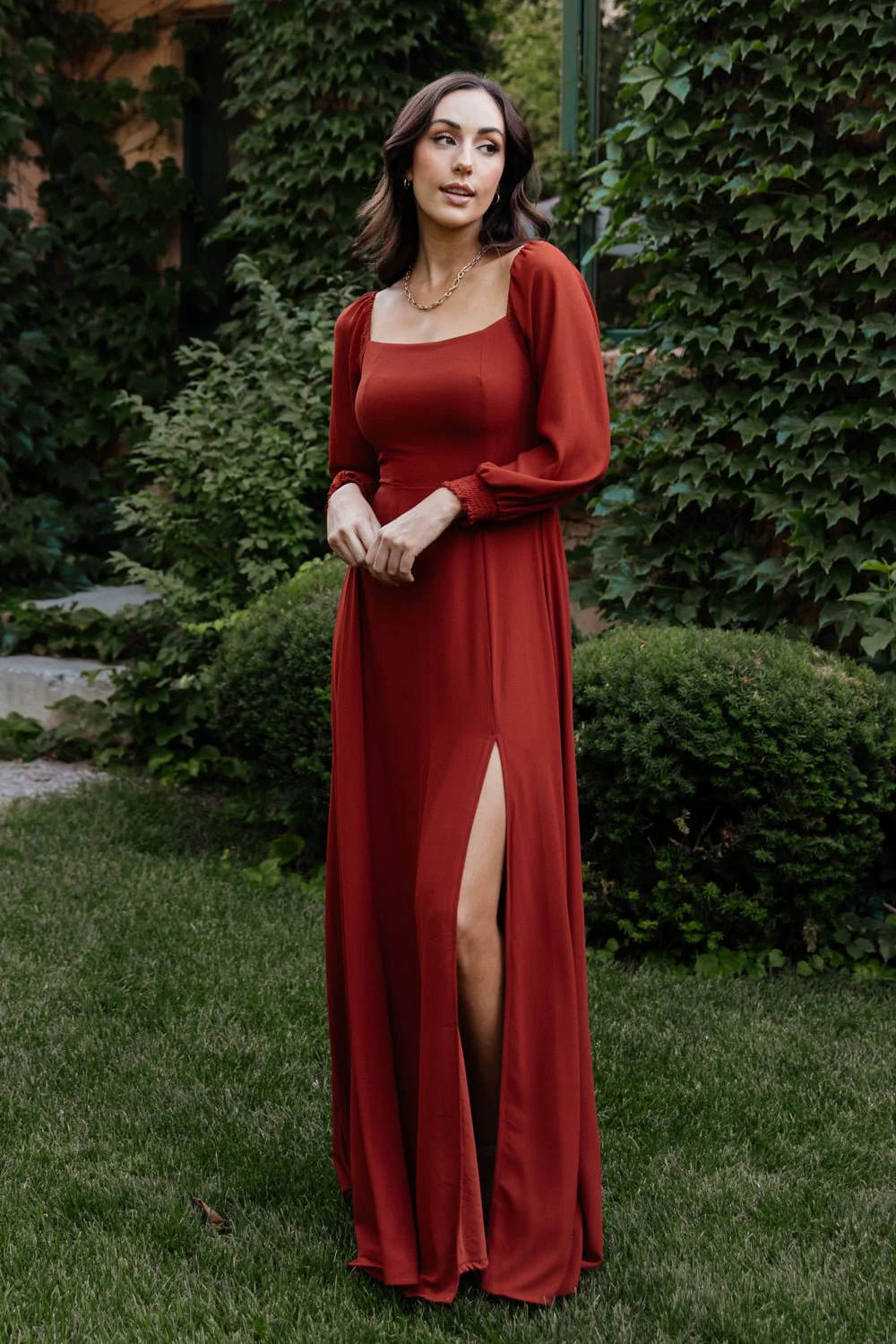 Giselle Maxi Dress | Brick - Vlounger