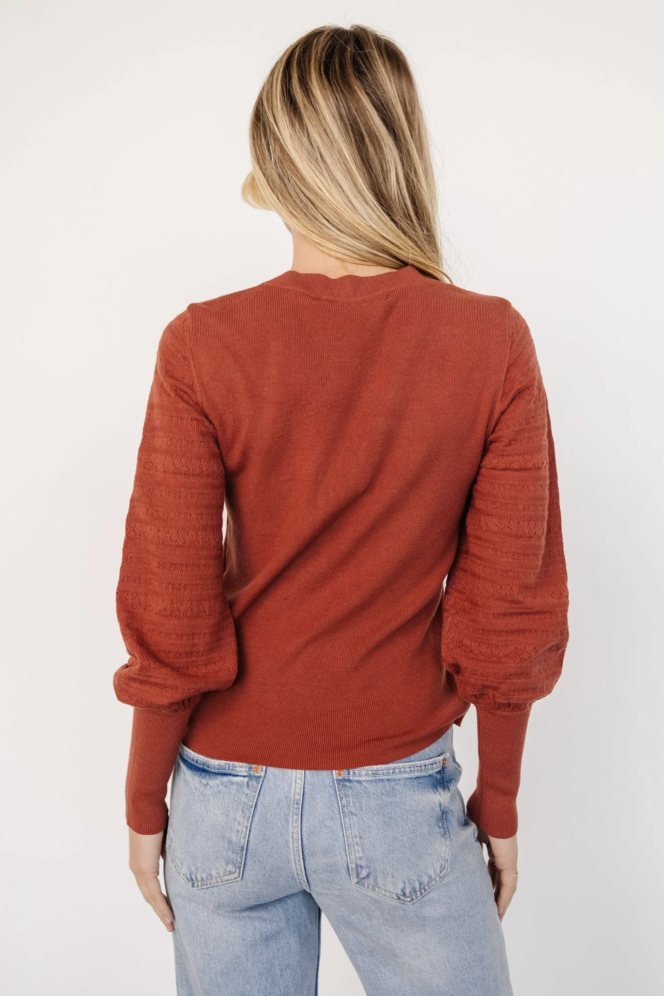 Jens Sweater Top | Brick - Vlounger