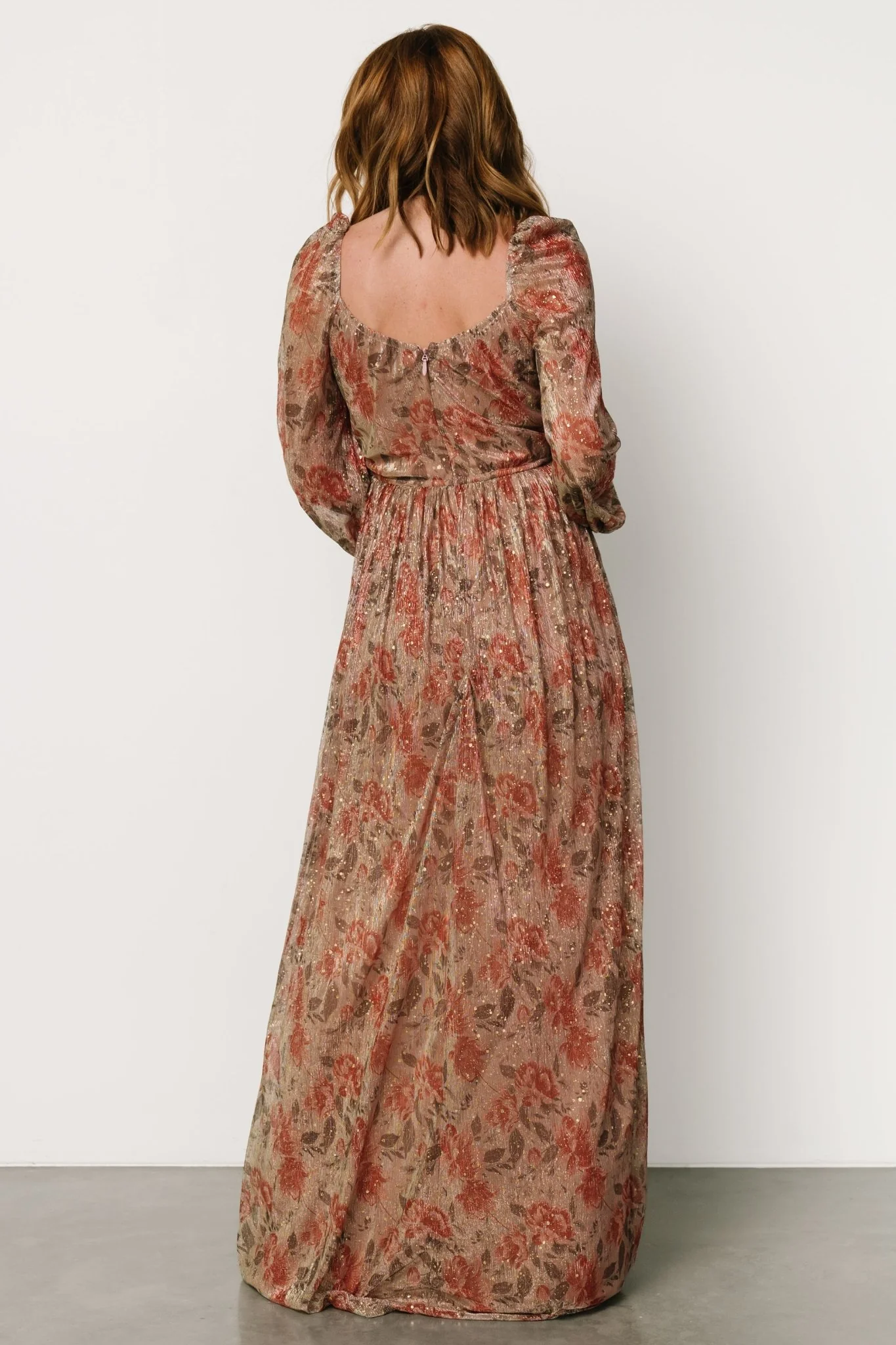 Kirsi Maxi Dress | Rose Floral - Vlounger