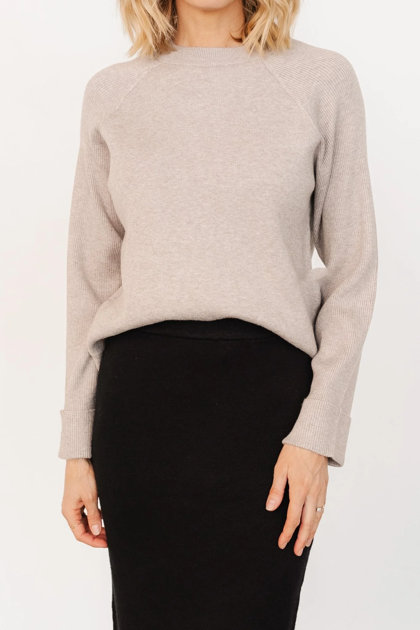 Alonso Knit Midi Skirt | Black - Vlounger