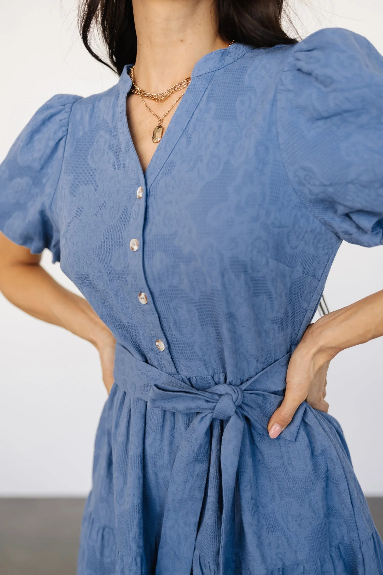 Philippa Midi Dress | Blue - Vlounger