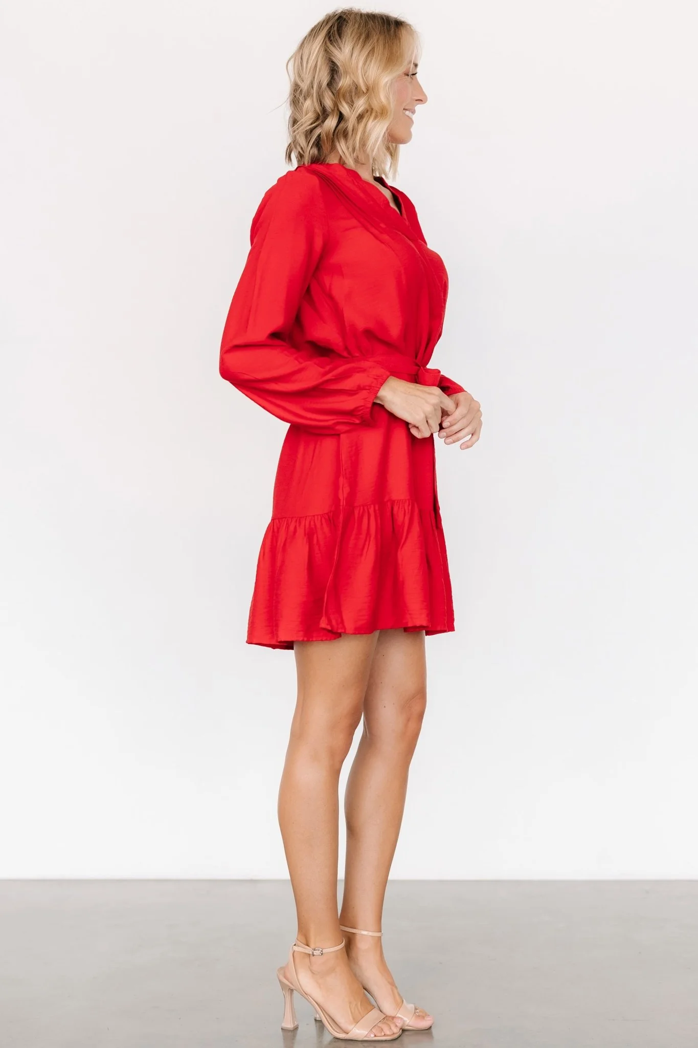 Fuji Short Dress | Red - Vlounger