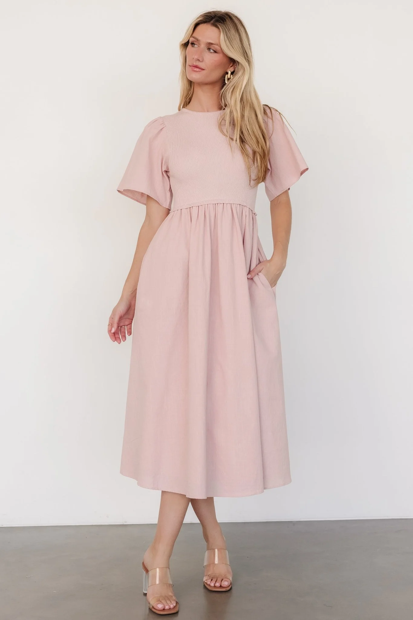 Cici Sweater Dress | Dusty Rose - Vlounger