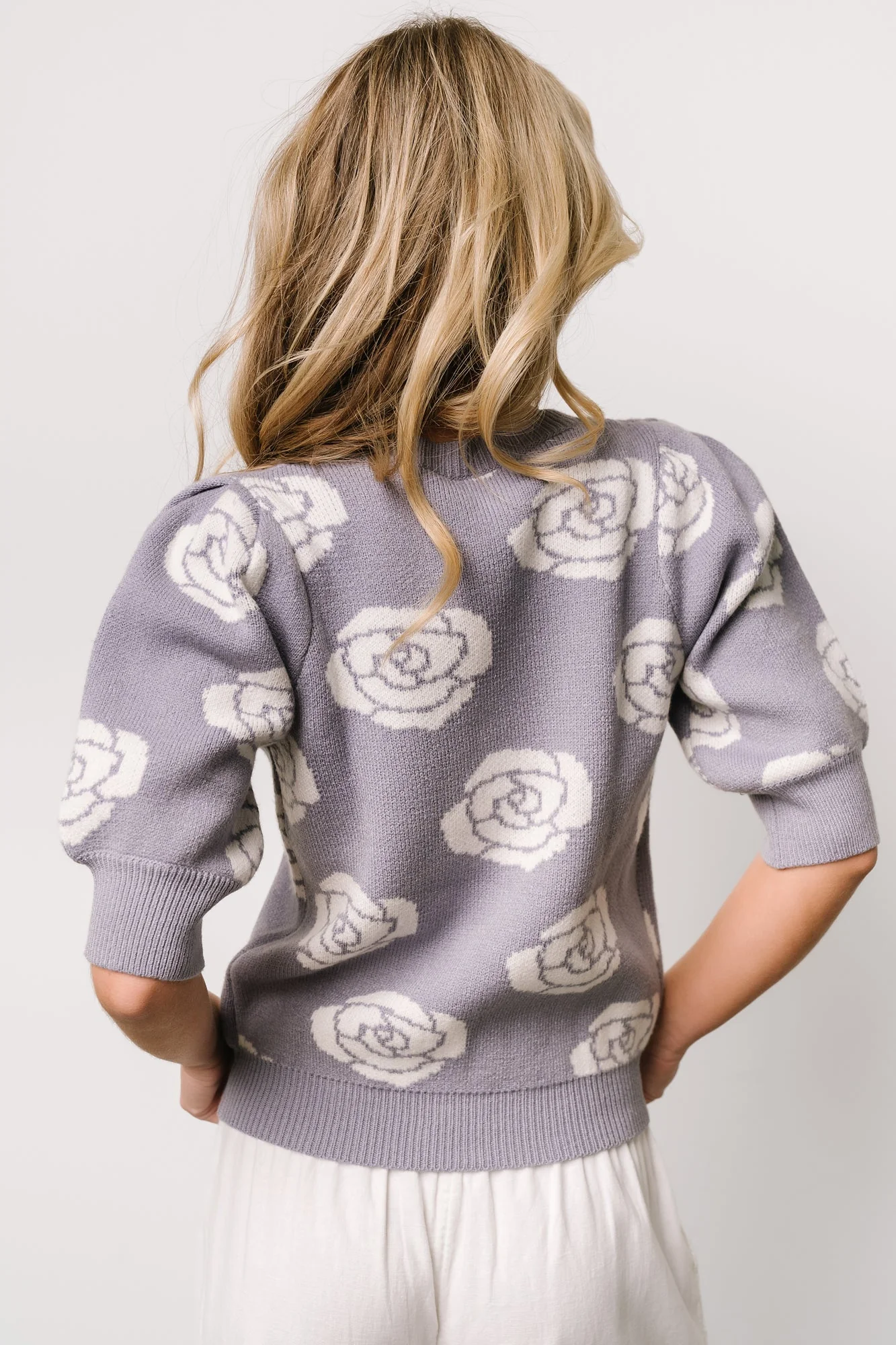 Belle Sweater Top | Dusty Lavender - Vlounger