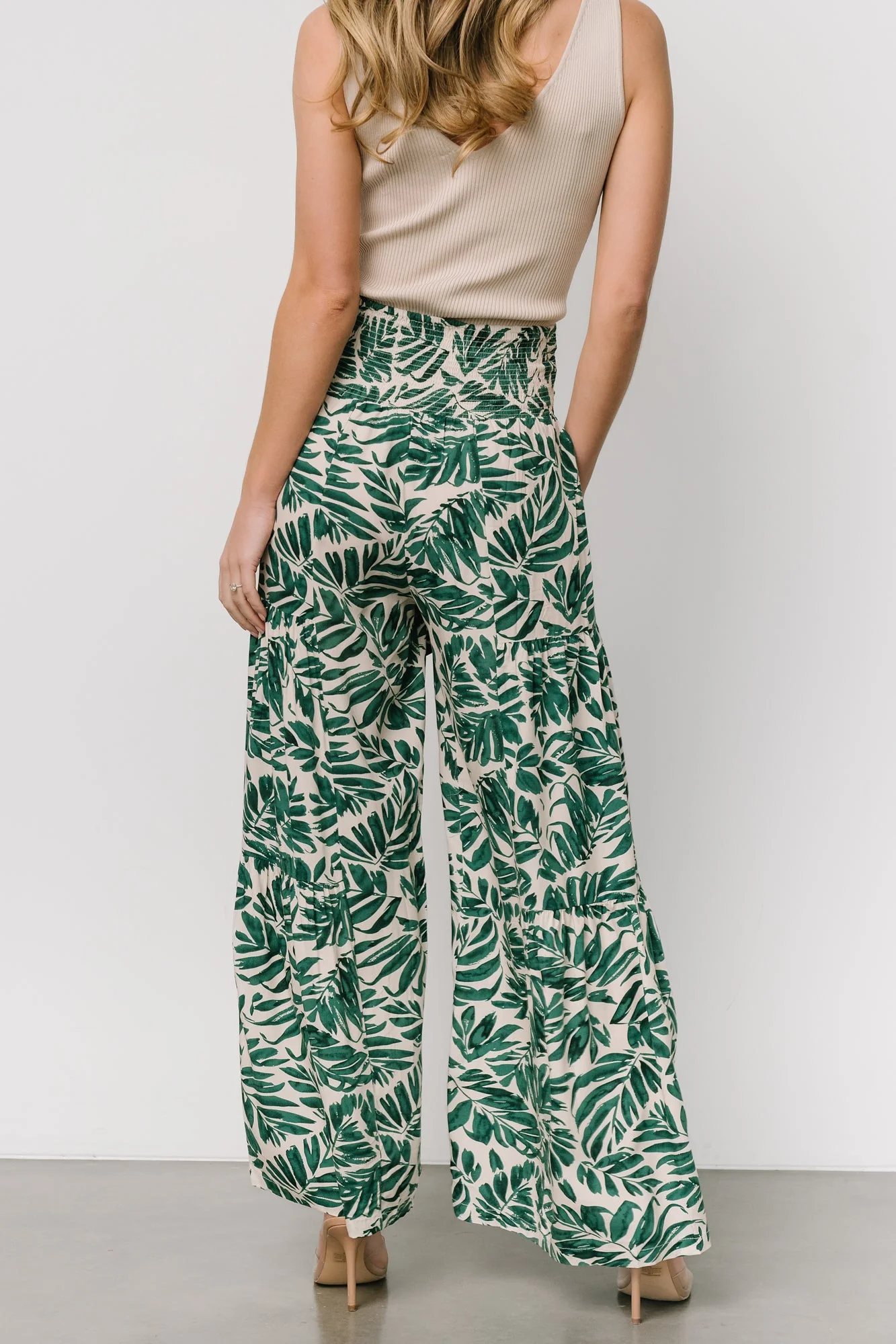 Monterey Pants | Green Print - Vlounger