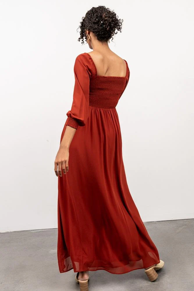 Giselle Maxi Dress | Brick - Vlounger