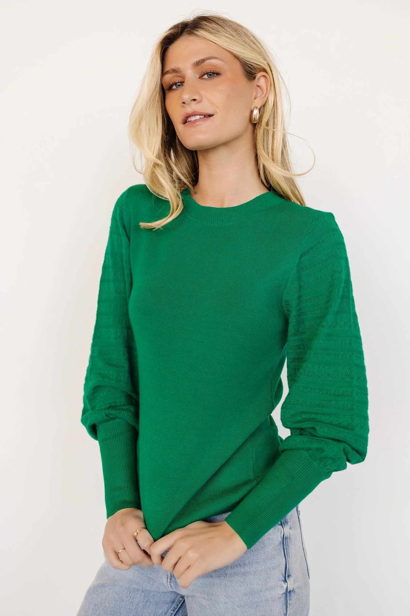 Jens Sweater Top | Green - Vlounger