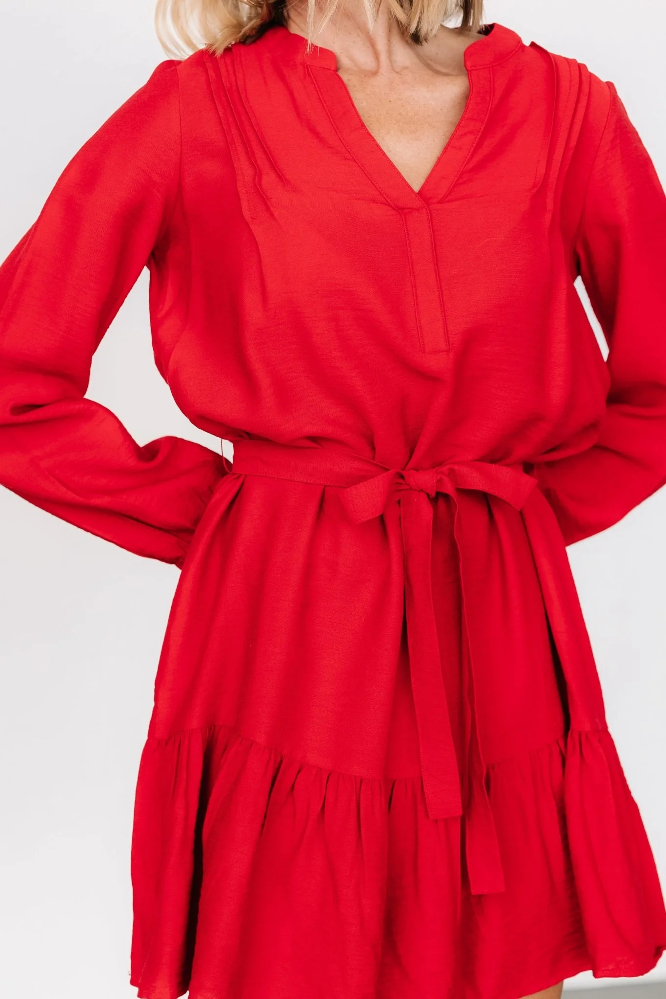 Fuji Short Dress | Red - Vlounger