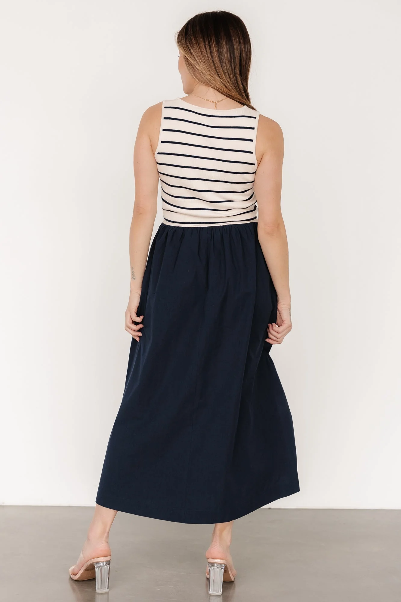 Nantucket Tank Dress | Navy Stripe - Vlounger