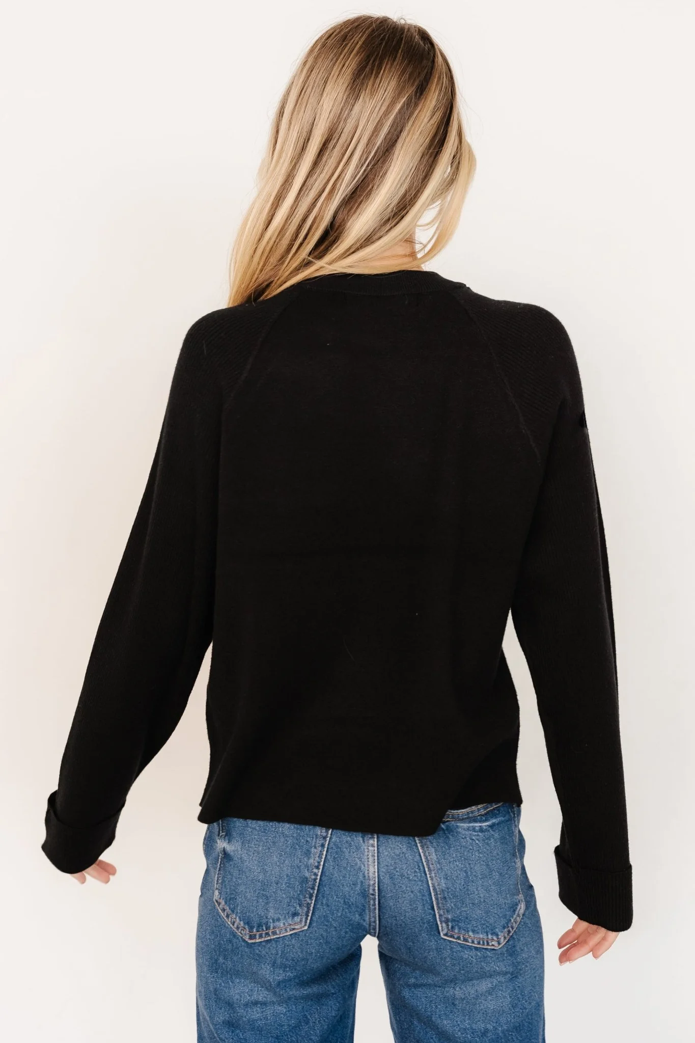 Helena Knit Sweater | Black - Vlounger