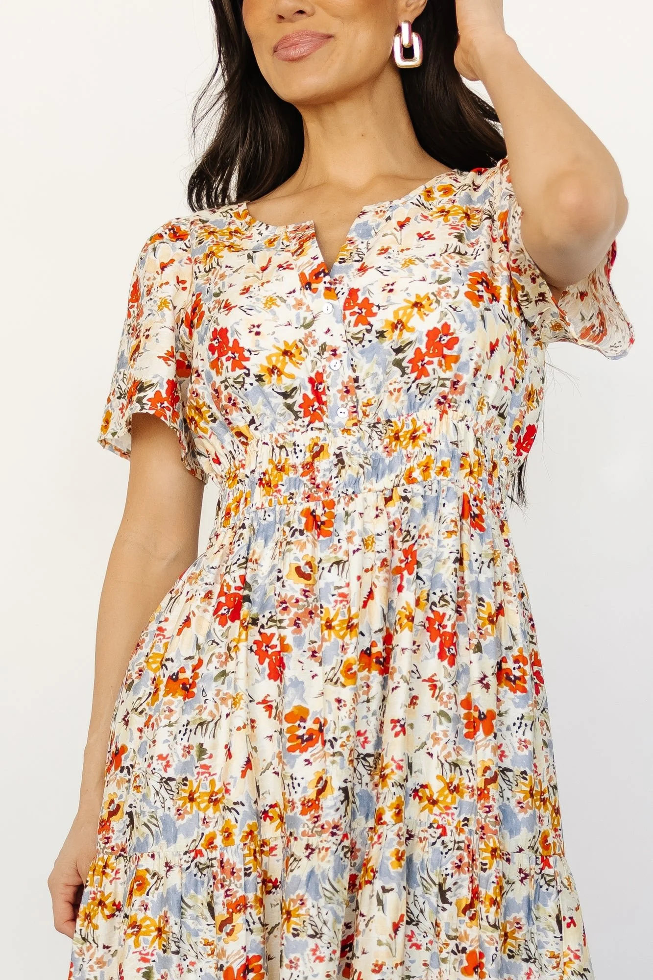 Claudia Maxi Dress | Multi Floral - Vlounger