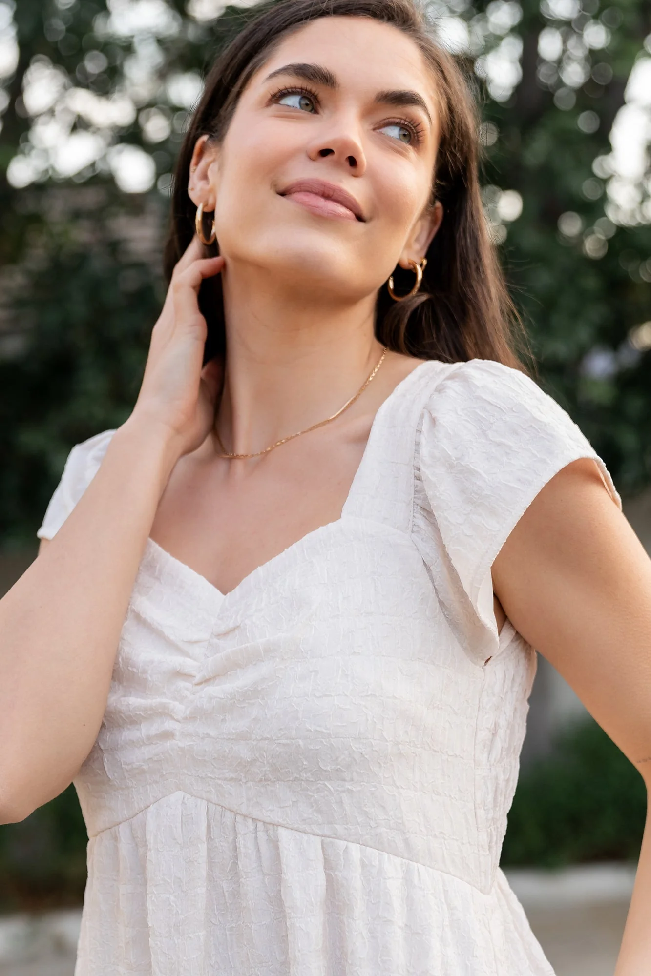 Kesler Midi Dress | Cream - Vlounger