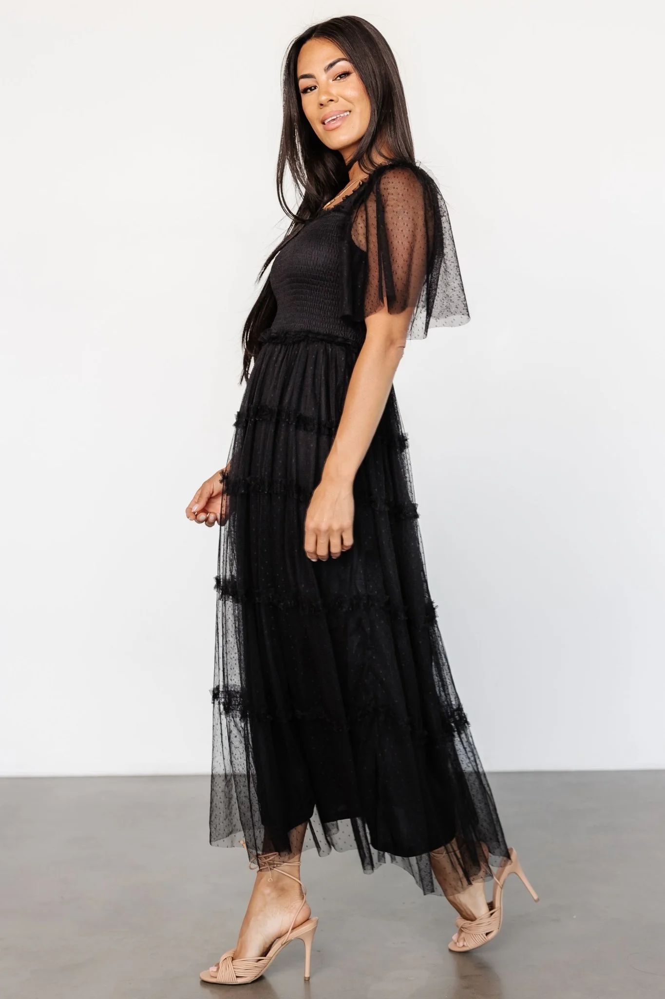 Bexley Tulle Dress | Black - Vlounger