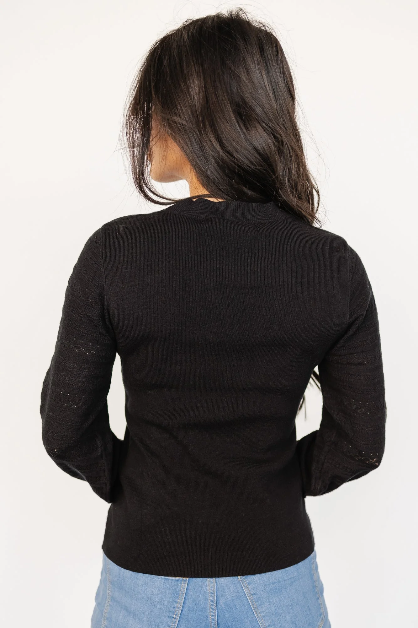 Jens Sweater Top | Black - Vlounger