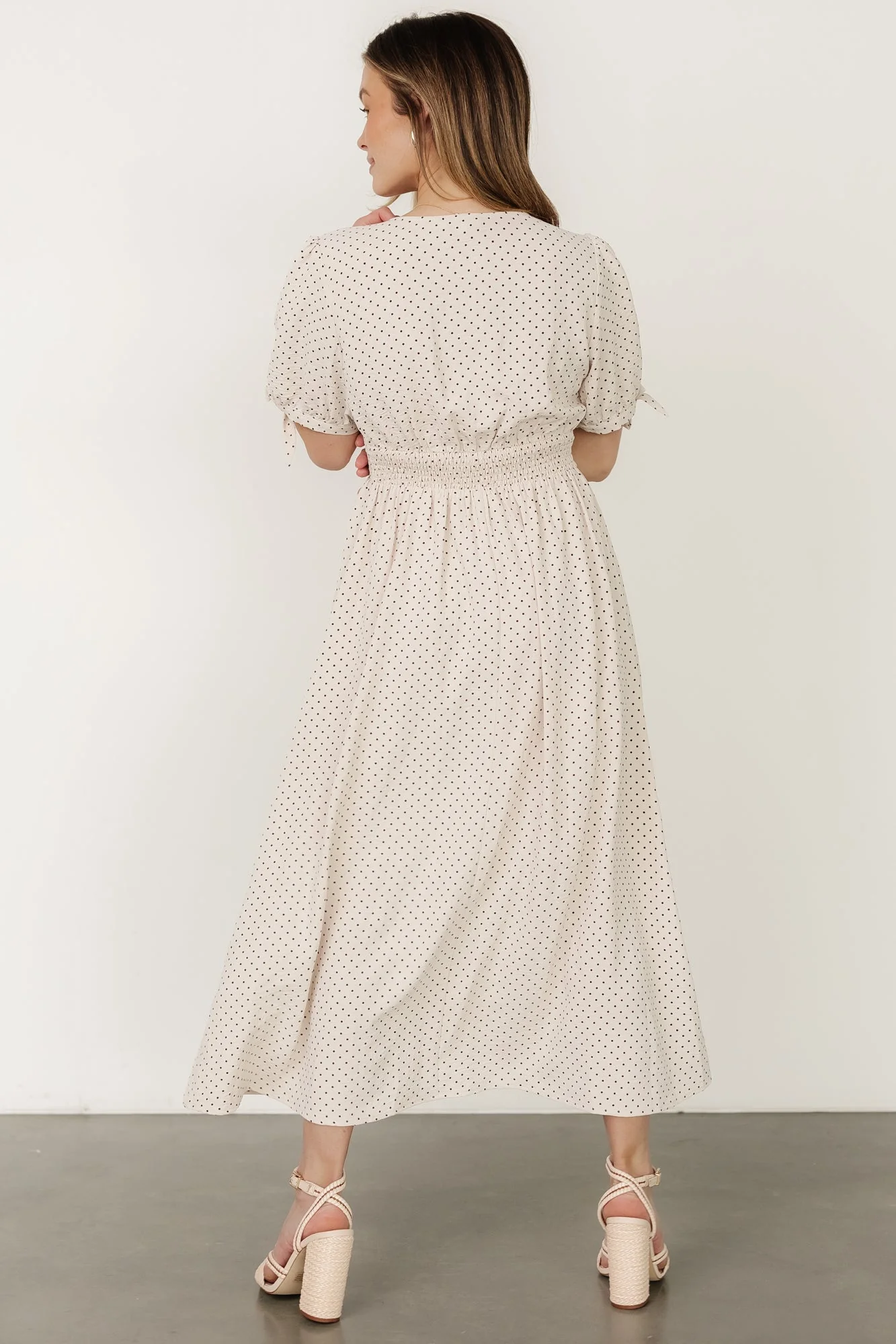 Millar Midi Dress | Natural + Black - Vlounger