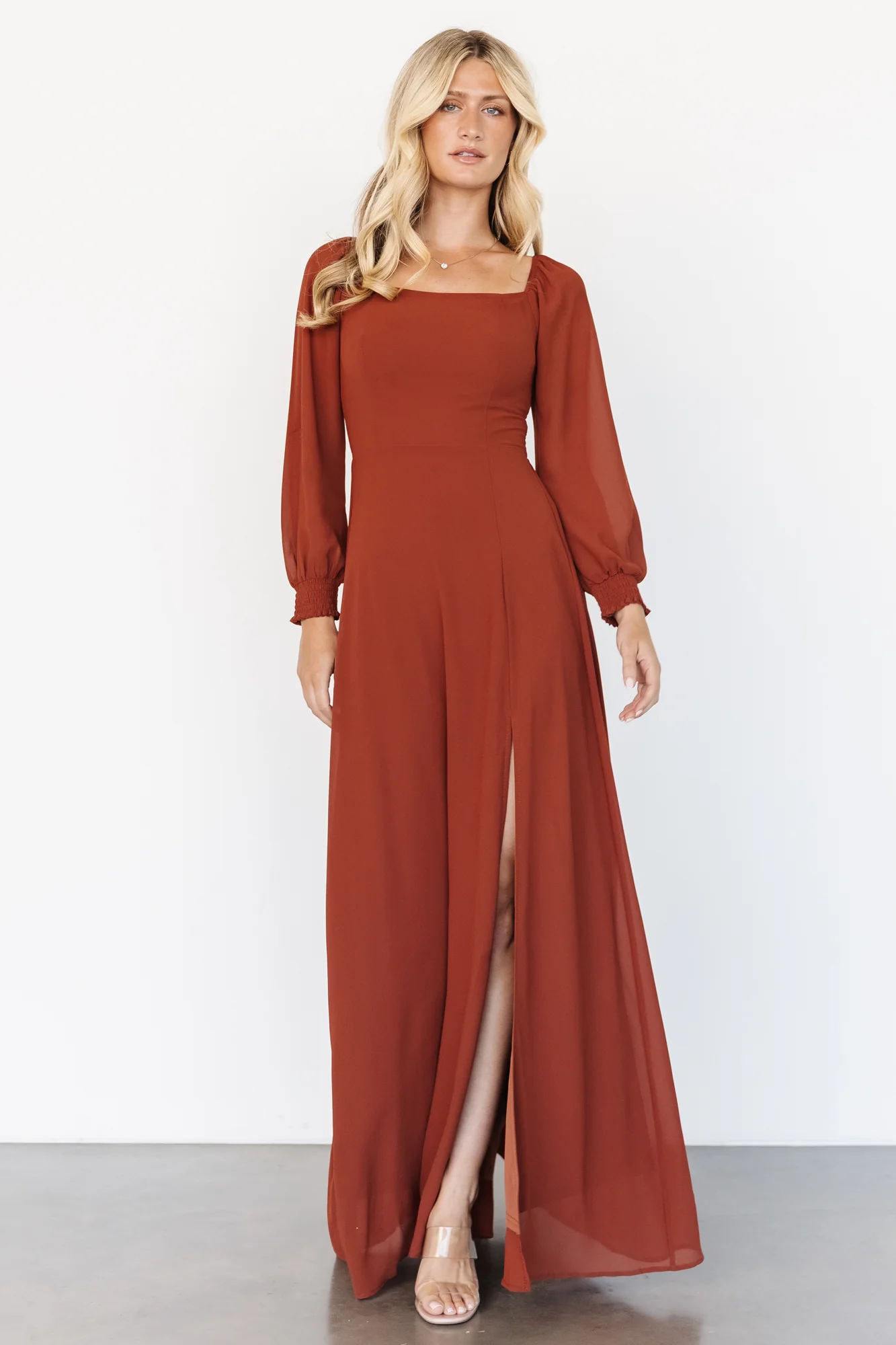 Giselle Maxi Dress | Rust - Vlounger